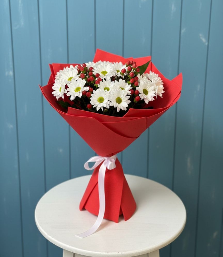 Букет цветов из: Хризантемы в Карталах