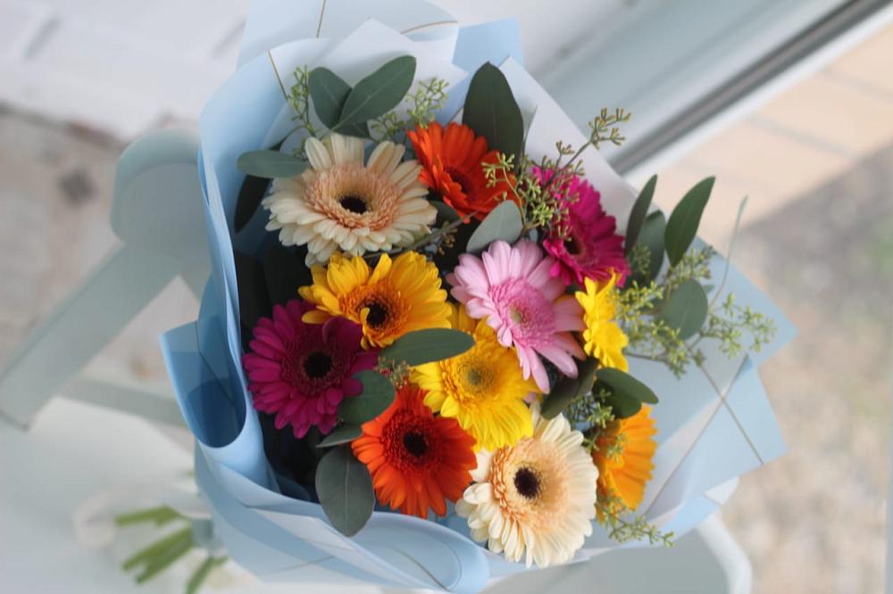 Букет цветов из: Герберы в Карталах