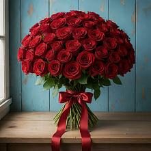 Букет Красные розы Блэк Меджик в Карталах