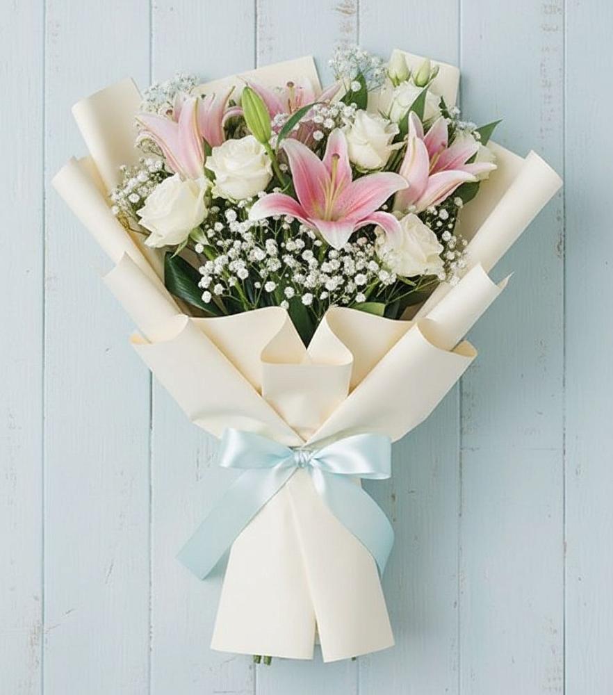 Букет цветов из: Лилии в Карталах