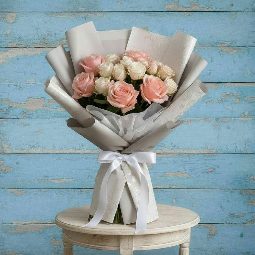 Букет цветов из: Розы в Карталах