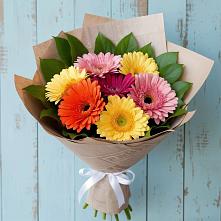Букет цветов из:  Герберы #REPLACE_PRED# Карталах