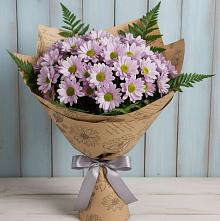Букет цветов из:  Хризантемы #REPLACE_PRED# Карталах