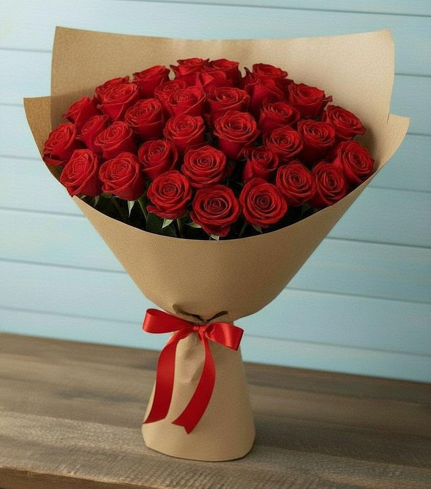 Букет Красные розы Милано в Карталах