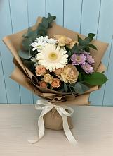 Букет цветов из:  Герберы и Хризантемы в Карталах