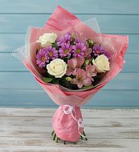 Букет цветов из:  Герберы в Карталах