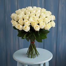 Букет 51 Белая роза Эдлесс Лав #REPLACE_PRED# Карталах