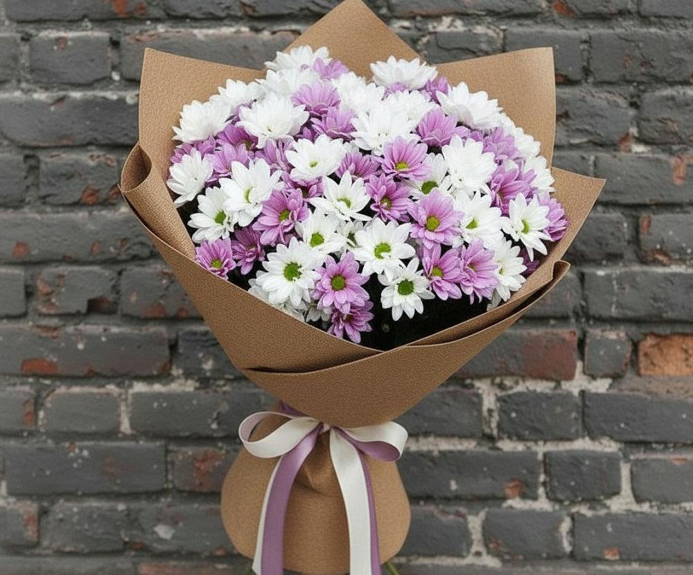 Букет цветов из: Хризантемы в Карталах