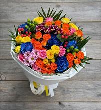 Букет цветов из:  Розы и Хризантемы #REPLACE_PRED# Карталах