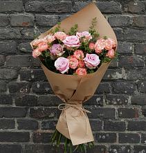 Букет цветов из:  Розы в Карталах