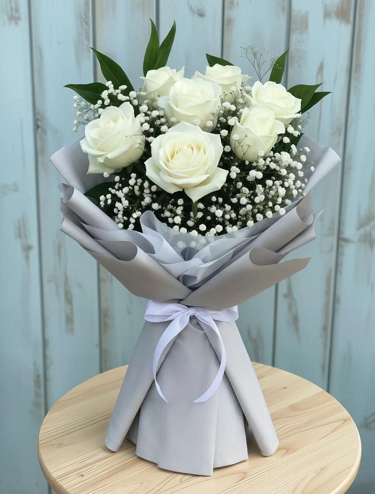 Букет цветов из: Розы в Карталах