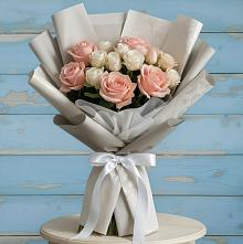 Букет цветов из:  Розы #REPLACE_PRED# Карталах