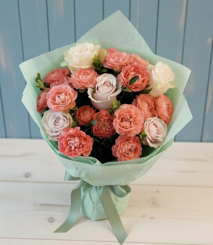 Букет цветов из: Розы в Карталах