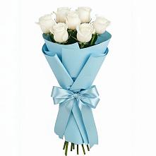 Букет 7 белых роз Проуд #REPLACE_PRED# Карталах