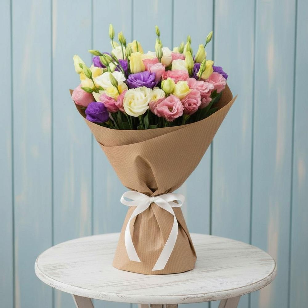 Букет цветов из: Лизиантусы в Карталах