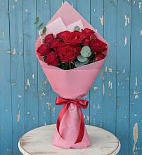Букет цветов из:  Розы в Карталах
