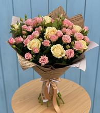 Букет цветов из:  Розы в Карталах