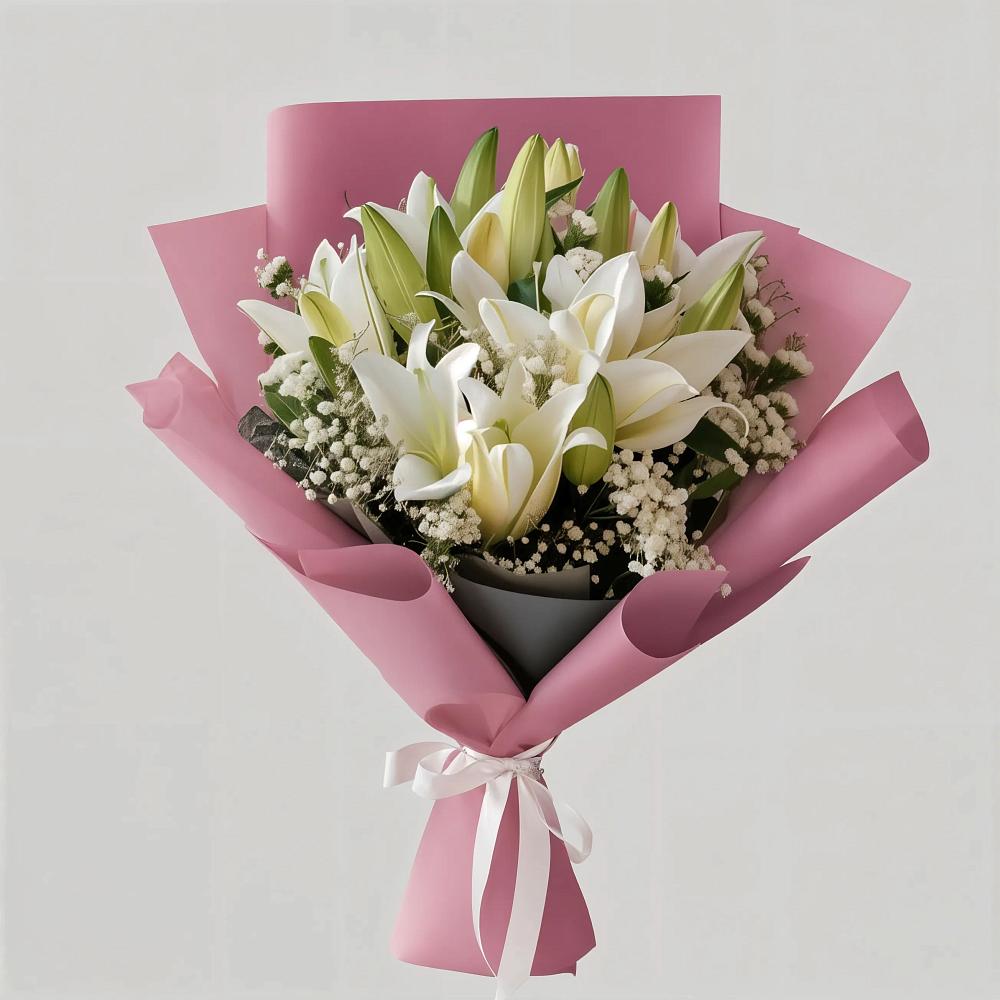 Букет цветов из: Лилии в Карталах