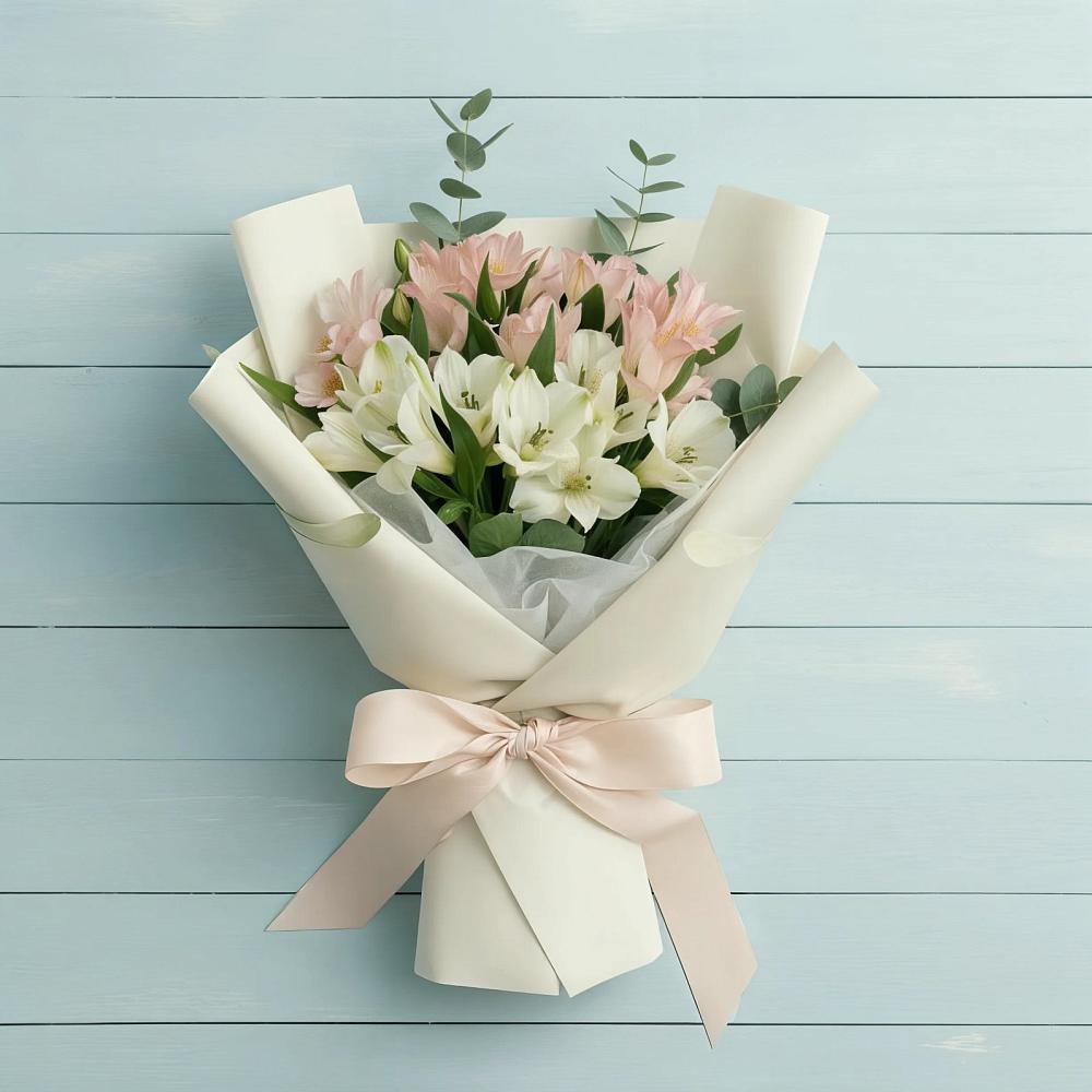 Букет цветов из: Альстромерии в Карталах