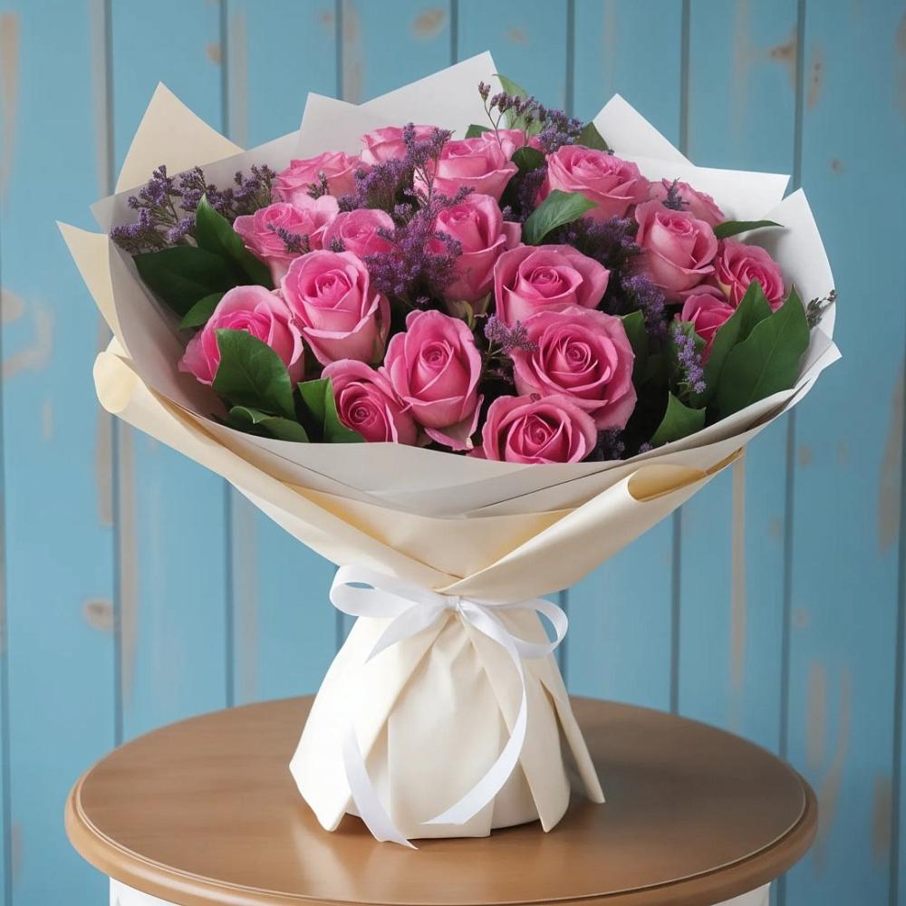 Букет цветов из: Розы в Карталах