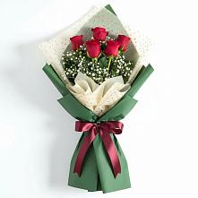 Букет цветов из:  Розы в Карталах