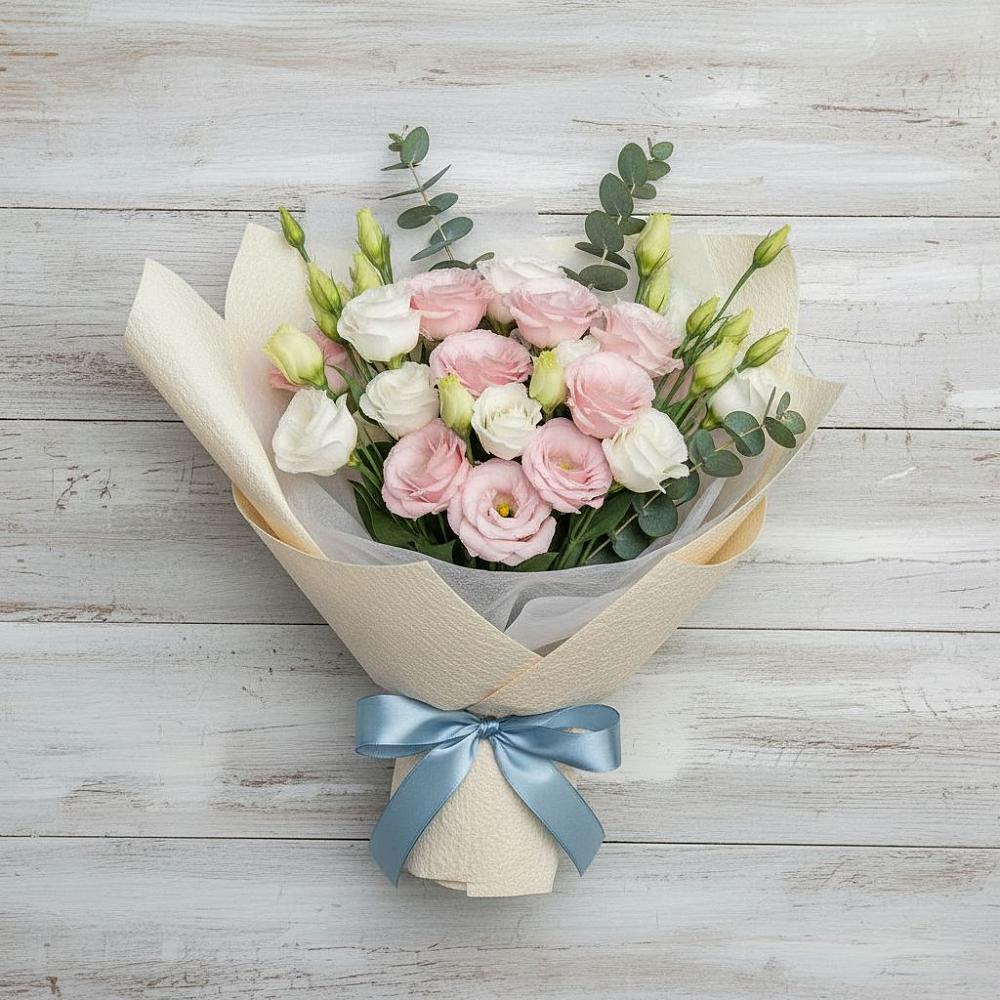 Букет цветов из: Лизиантусы в Карталах